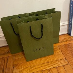 Gucci paper bags